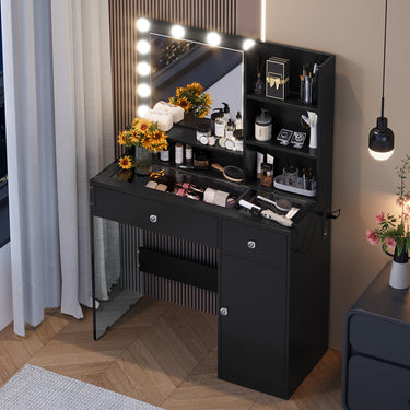 Dressing Table With 2 Drawers And Cabinet